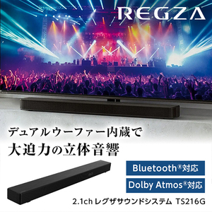 TVS REGZA TS216G レグザサウンドシステム [サウンドバー (2.1ch Dolby