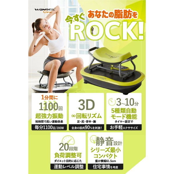ワンダーコア WRKF-W ロックンフィット(スタイリッシュホワイト