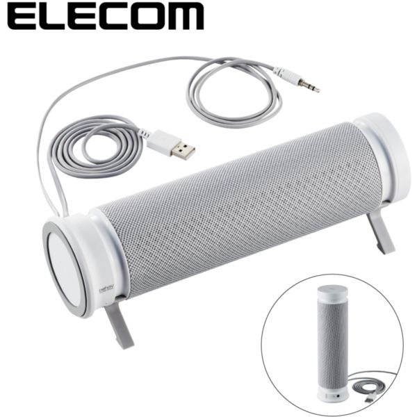 ELECOM SP-PCBS01UWH [cłłg Xs[J[ Bluetooth L ^ PC p\R iPhone iPad TV dቹ pbVuWG[^ zCg]