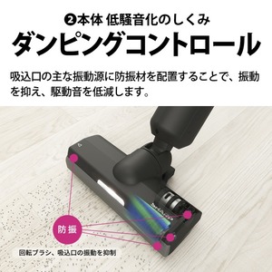 SHARP EC-XR1-H グレー系 RACTIVE Air STATION [コードレススティック