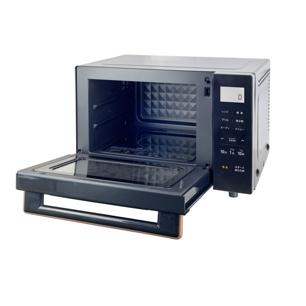 山善 YRJ-F183TV ブラック [オーブンレンジ (18L)] | 激安の新品