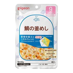 ピジョン 食育レシピR9 鯛の釜めし 80g