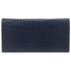 オーストリッチ横長ベロ付財布 ワイン S-NO8500043WIN | 激安の新品