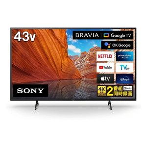 SONY KJ-43X80J BRAVIA [43V型 地上・BS・CSデジタル 4K対応 液晶
