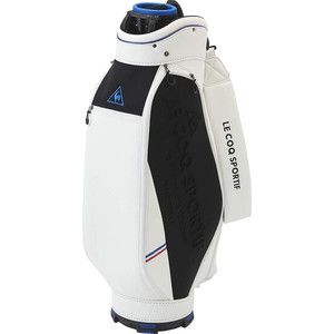 le coq sportif キャディバッグ　ホワイト le coq sportif golf キャディバッグ （ホワイト） -デサント
