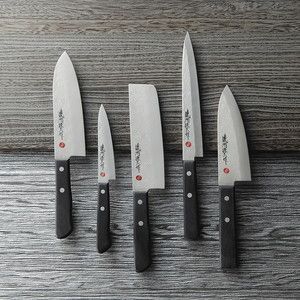 蜂屋作 ダマスカス槌目模様三徳包丁 H-200 | 激安の新品・型落ち