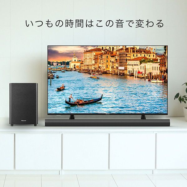 Hisense HS210 ブラック [シアターサウンドシステム(2.1ch /Bluetooth対応)]