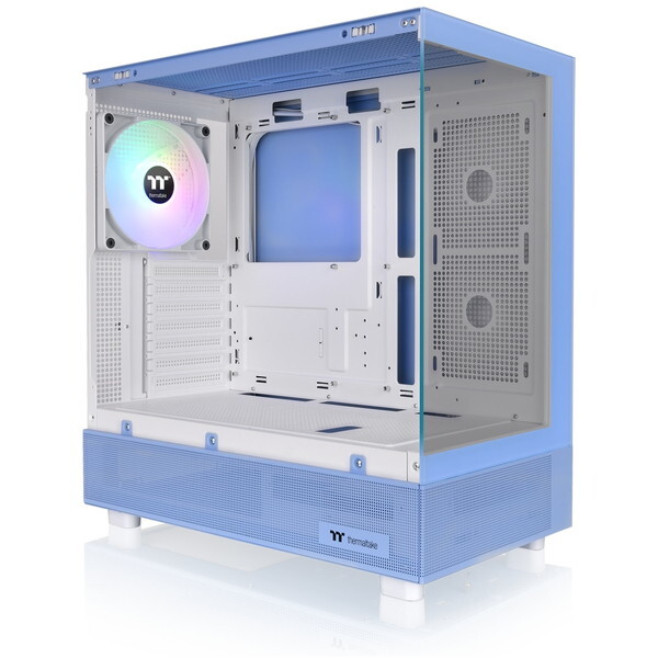 ブルーアゲート アゲート風デザイン トレイ Thermaltake CA-1Y7-00MFWN-00 アジサイブルー (Hydrangea Blue) [PC