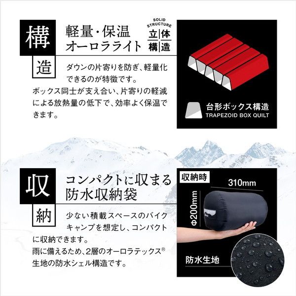 NANGA ナンガ オーロラテックス ライト グレー レギュラー