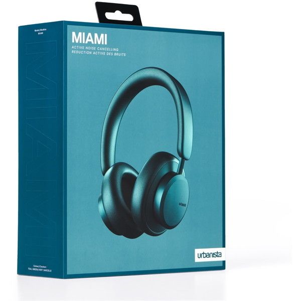 urbanista 1036138 MIAMI Noise Canceling Bluetooth - Teal Green