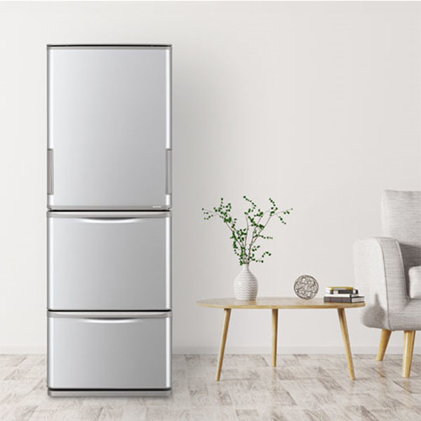 SHARP SJ-W358K-S マットシルバー [冷蔵庫 (350L・左右フリー)] | 激安