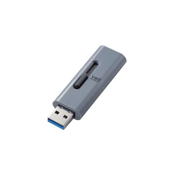 ELECOM MF-SLU3064GGY [USBメモリ 64GB USB3.2(Gen1) 高速データ転送