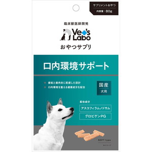 ジャパンペットコミュニケーションズ おやつサプリ 成犬用 口内環境サポート 80g ジャパンペットコミュニケーションズ おやつサプリ 成犬用 口内環境サポート 80g