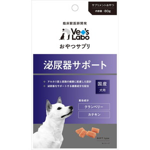 ジャパンペットコミュニケーションズ おやつサプリ 成犬用 泌尿器サポート 80g