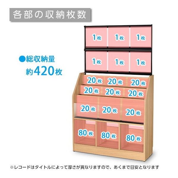 AUX RCS1030D レコードディスプレイラック | 激安の新品・型落ち
