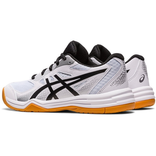 アシックス バレーボールシューズ UPCOURT 5 GS WHITE/BLACK 1074A039