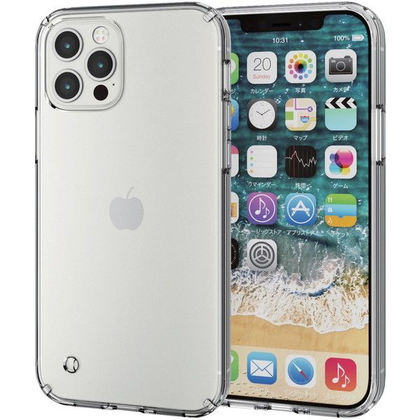 ELECOM PM-A20BHVCCR NA iPhone12 iPhone12 Pro P[X Jo[ ϏՌ