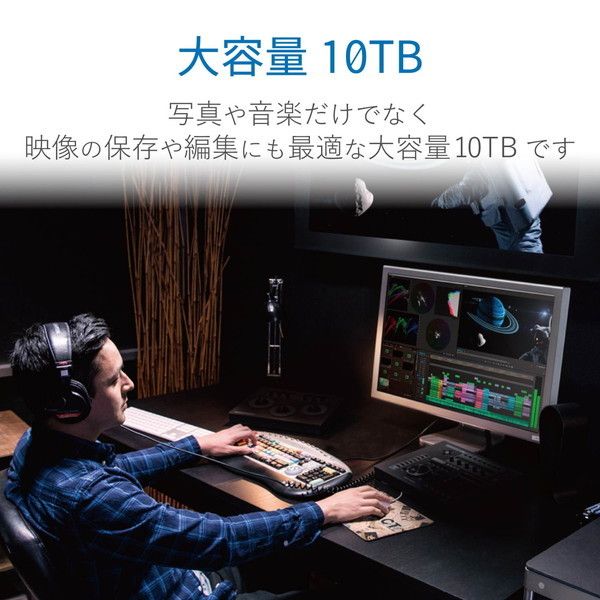 LaCie STHA10000800 外付3.5ｲﾝﾁ d2 Professional 10TB ブラック | 激安