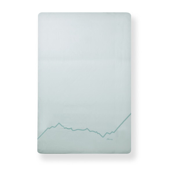 NANGA iK bWC {bNXV[c _u ANA RIDGE LINE BOX SHEET D DOUBLE AQUA NZ2354-4E505 N1BhAa75