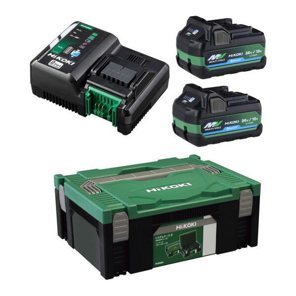HiKOKI UC18YDML 2XSZ [スターターキット1 2ポート 充電器 (マルチ 