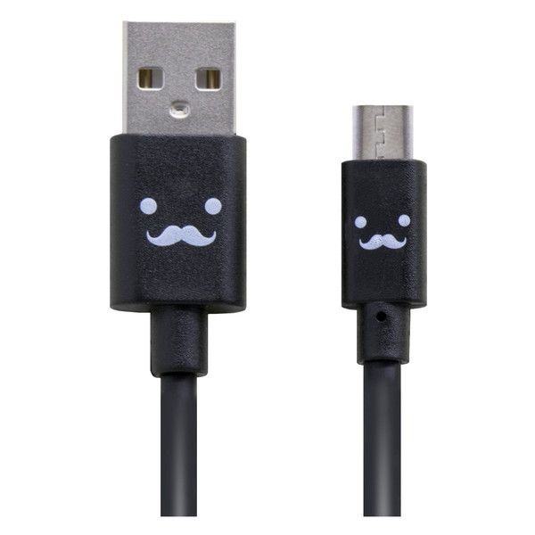 ELECOM MPA-FAMB2U12CBK 特販・通販専用 microUSBケーブル 2A出力 1.2m カラフル ブラック