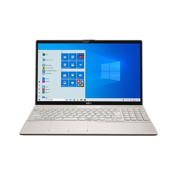 富士通 FMVA53E3G シャンパンゴールド FMV LIFEBOOK AH53/E3 [ノートパソコン 15.6型 / Win10 Home /  DVDスーパーマルチ / Office搭載]