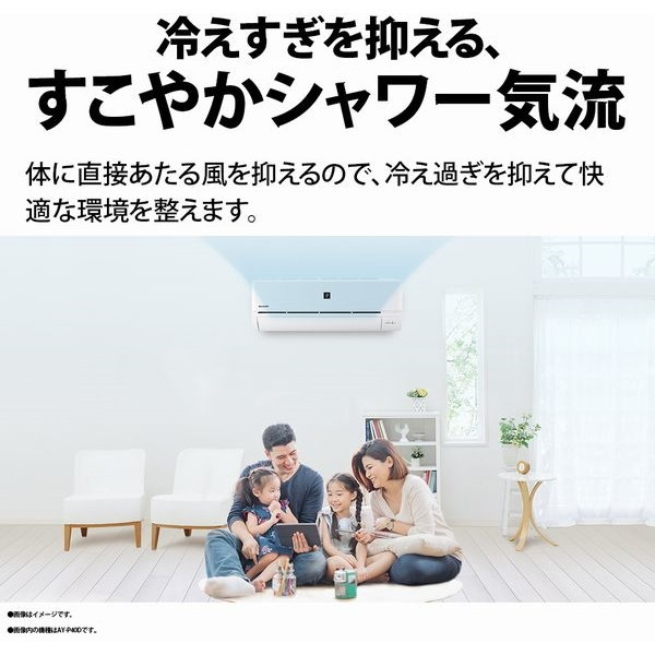 SHARP エアコン本体 未使用 ホワイト SHARP AY-P40S-W ホワイト系 P-Sシリーズ [エアコン (主に14畳用・単相