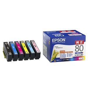 EPSON IC6CL80 [純正インクカートリッジ(6色セット)]