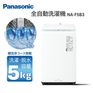 PANASONIC NA-F5B3-H ライトグレー [全自動洗濯機 (5.0kg)]