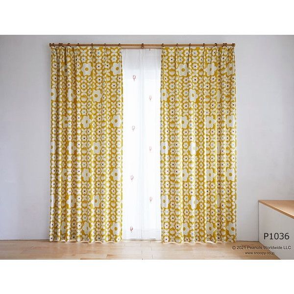 お値下げ↓スミノエ☆花と鳥のデザインカーテン縦115㌢✖️100㌢　2枚 楽天市場】オーダーカーテン レースカーテン スミノエ【U-5357