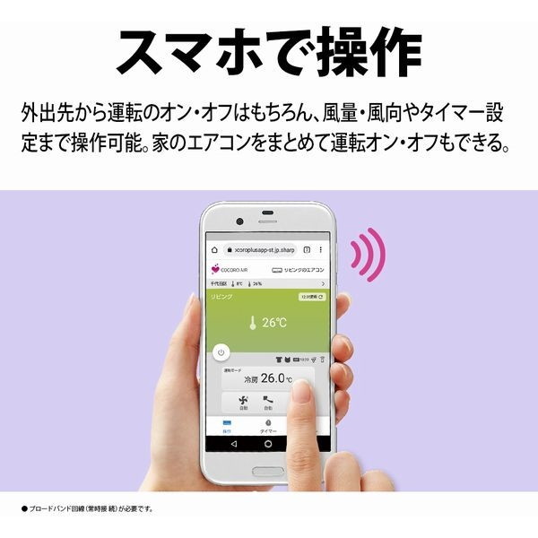 SHARP AY-P22S-W ホワイト系 P-Sシリーズ [エアコン (主に6畳用・単相