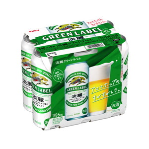 キリン 麒麟 淡麗 グリーンラベル 6缶パック 350X6 x4 | 激安の新品