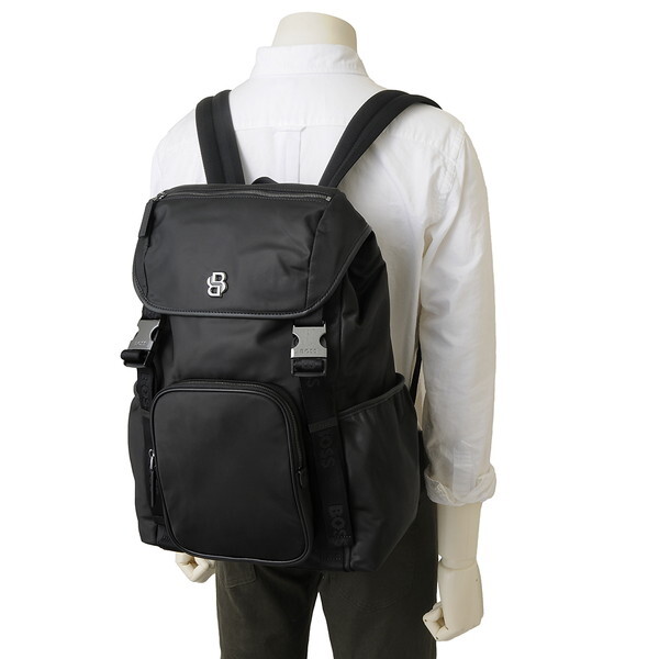 ヒューゴボス リュック ブラック 50516809 001 BACKPACK BLACK 【並行