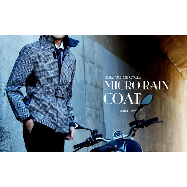 RIDEZ MCR05 MICRO RAIN COAT CHECK L [CR[g]