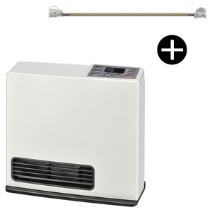 NORITZ GFH-2406S-W5-LP スノーホワイト [ガスファンヒーター プロパン