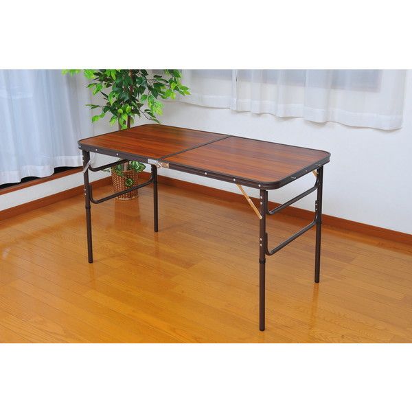 3623000428 木目調アルミテーブル 120cmタイプ | 激安の新品・型落ち・アウトレット 家電 通販 XPRICE - エクスプライス (旧  PREMOA - プレモア)