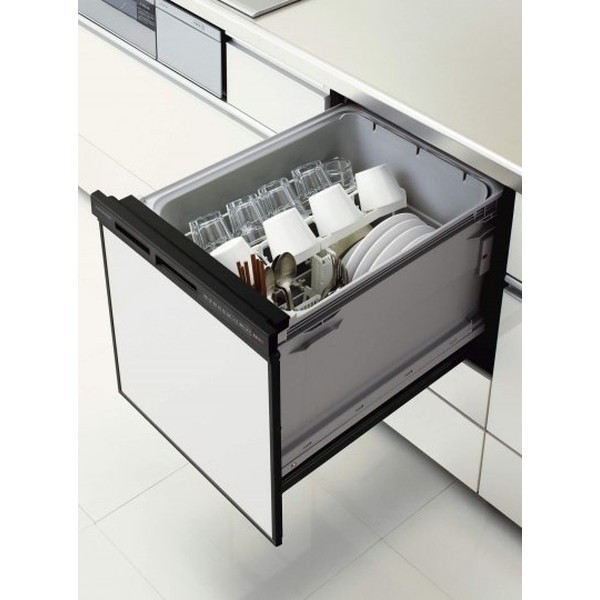 ◇高品質 リンナイ 食器洗い乾燥機 約5人分 幅45cm シルバー スライドオープンタイプ 標準 スタンダード ビルトイン 