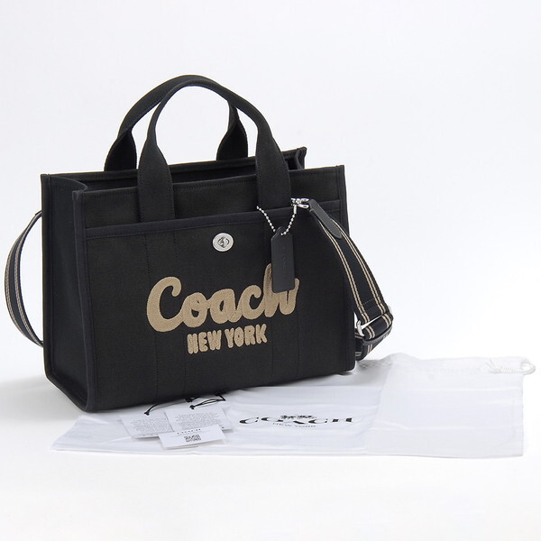 COACH コーチ トートバッグ ブラック CP158 LHBLK CARGO TOTE