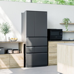 SHARP SJ-MF55P-H ダスクダークメタル Fit63 [冷蔵庫 (545L・フレンチ