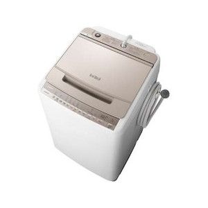 日立 BW-V80F(N) シャンパン ビートウォッシュ [簡易乾燥機能付洗濯機