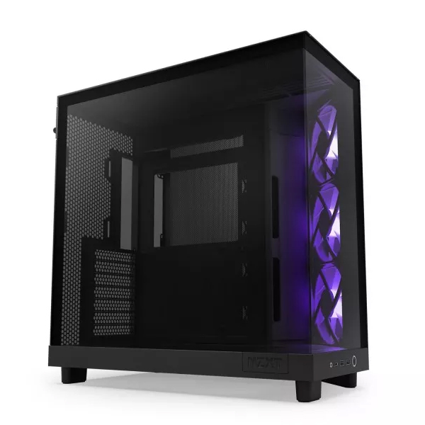 NZXT CC-H61FB-R1 ブラック H6 Flow RGB [ミドルタワーケース] | 激安