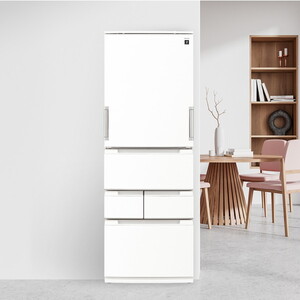 SHARP SJ-MW46P-W ラスティックホワイト Fit63 [冷蔵庫 (457L・左右