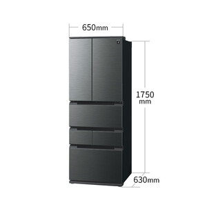 美品 シャープ冷蔵庫 シャープ、奥行63cmの薄型冷凍冷蔵庫「Fit63シリーズ」5機種を