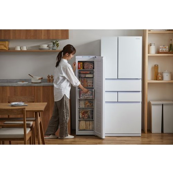 アイリスオーヤマ IUSN-S12A-W ホワイト [冷凍庫(120L・右開き