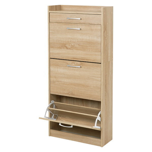 通気性抜群 縦型 消臭 ワイド 大容量 3段 おしゃれ 収納 北欧 靴箱