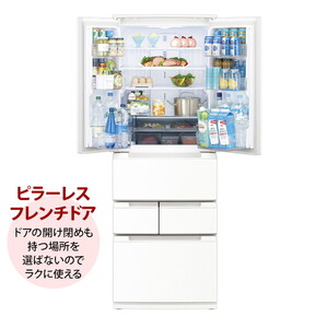 SHARP SJ-MF46P-W ラスティックホワイト Fit63 [冷蔵庫 (457L