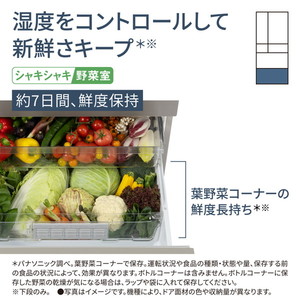 PANASONIC NR-F54EY2-S シルバー [冷蔵庫 (542L・フレンチドア