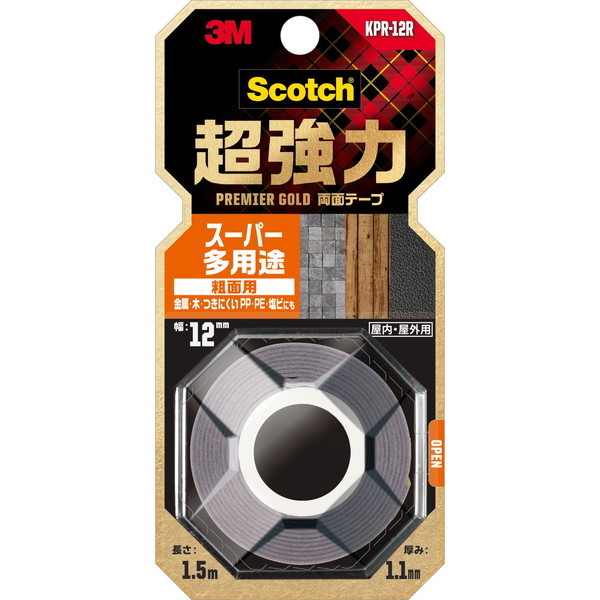 3M(X[G) XRb` ͗ʃe[v v~AS[h(X[p[pr)eʗp 12mm×1.5m