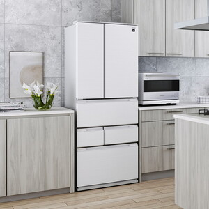 SHARP SJ-MF51P-W ラスティックホワイト Fit63 [冷蔵庫 (505L