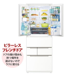 SHARP SJ-MF51P-W ラスティックホワイト Fit63 [冷蔵庫 (505L
